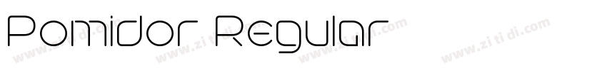 Pomidor Regular字体转换 Pomidor Regular字体转换